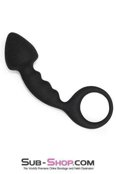 0356RS      Black Prostate Plug Anal Toys   , Sub-Shop.com Bondage and Fetish Superstore