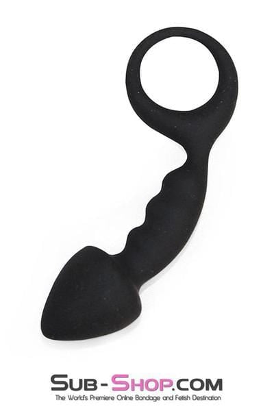 0356RS      Black Prostate Plug Anal Toys   , Sub-Shop.com Bondage and Fetish Superstore