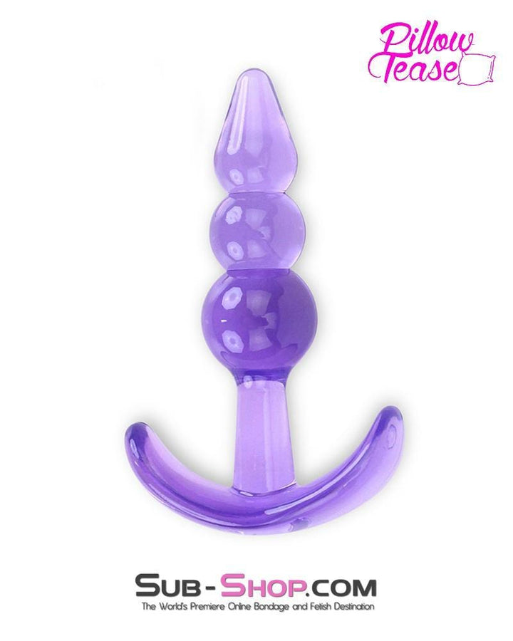 3704M      Purple Passion Graduated Jelly Butt Plug - LAST CHANCE - Final Closeout! MEGA Deal   , Sub-Shop.com Bondage and Fetish Superstore