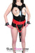 3707DL      Lustful Red Multiple Forced Fantasy Orgasms Vibrator Harness Bondage Belt - MEGA Deal MEGA Deal   , Sub-Shop.com Bondage and Fetish Superstore