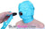 3708RS      Please Sir Diamond Blue Locking Hood with Removable Penis Gag and Blindfold Hoods   , Sub-Shop.com Bondage and Fetish Superstore