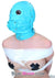 3708RS      Please Sir Diamond Blue Locking Hood with Removable Penis Gag and Blindfold Hoods   , Sub-Shop.com Bondage and Fetish Superstore