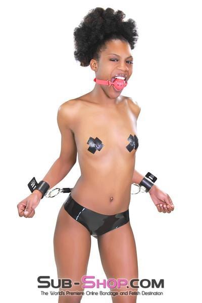 3721RS      Medium Red Locking Silicone Breather Ball Gag - LAST CHANCE - Final Closeout! MEGA Deal   , Sub-Shop.com Bondage and Fetish Superstore