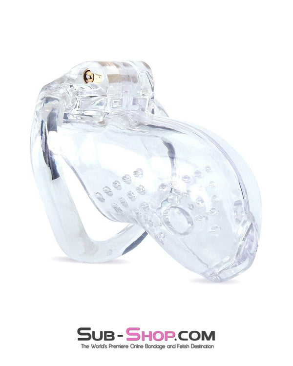 3731M      Just the Tip Clear Cock Tease High Security Chastity Cock Lock Chastity   , Sub-Shop.com Bondage and Fetish Superstore