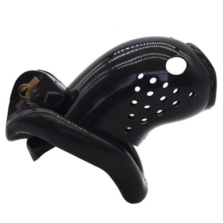 3732M      Just the Tip Black Cock Tease High Security Chastity Cock Lock - MEGA Deal MEGA Deal   , Sub-Shop.com Bondage and Fetish Superstore