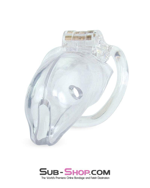 3734M      Bottled Up Clear High Security Male Chastity Device - LAST CHANCE - Final Closeout! MEGA Deal   , Sub-Shop.com Bondage and Fetish Superstore