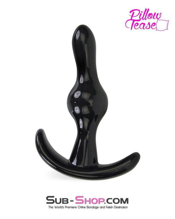 3741M      Black Mini Ripple Anal Pleasures Beginner's Butt Plug - LAST CHANCE - Final Closeout! MEGA Deal   , Sub-Shop.com Bondage and Fetish Superstore