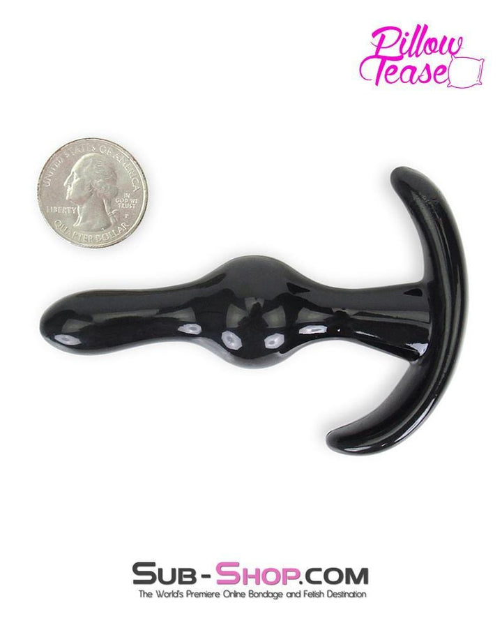 3741M      Black Mini Ripple Anal Pleasures Beginner's Butt Plug - LAST CHANCE - Final Closeout! MEGA Deal   , Sub-Shop.com Bondage and Fetish Superstore