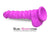 3750M      Nearly 9” Realistic & Ribbed Suction Cup Dildo, Passion Purple Dildo   , Sub-Shop.com Bondage and Fetish Superstore