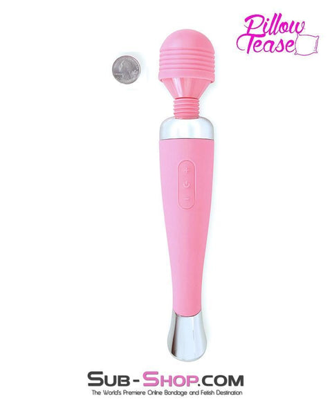 3766E-SIS      Waterproof 10 Function USB Rechargeable Sissy Pink Fairy Magic Wand Vibrator Sissy   , Sub-Shop.com Bondage and Fetish Superstore