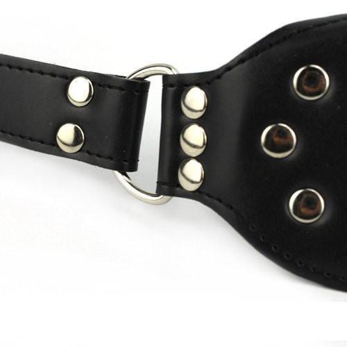 3776M      Locking Riveted Panel Breather Ballgag Gags   , Sub-Shop.com Bondage and Fetish Superstore
