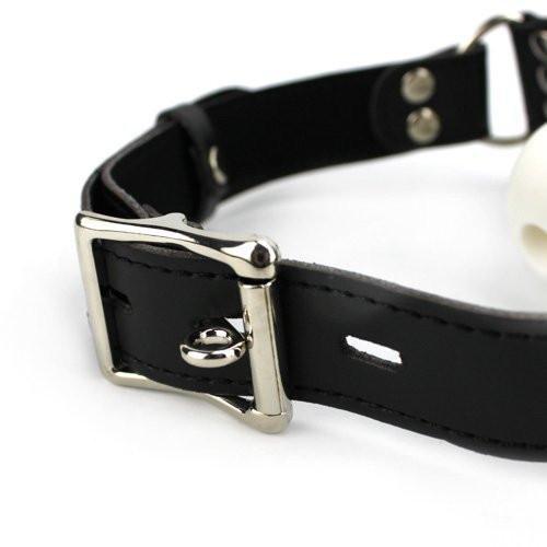 3776M      Locking Riveted Panel Breather Ballgag Gags   , Sub-Shop.com Bondage and Fetish Superstore