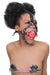 3796RS      2" Large Red Silicone Breather Ball Gag Trainer with Nose Hook - LAST CHANCE - Final Closeout! MEGA Deal   , Sub-Shop.com Bondage and Fetish Superstore