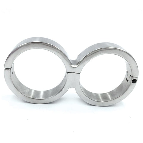 3805M      Solid Cuffs Stainless Steel Bondage Handcuffs, Small / Medium Steel Bondage   , Sub-Shop.com Bondage and Fetish Superstore