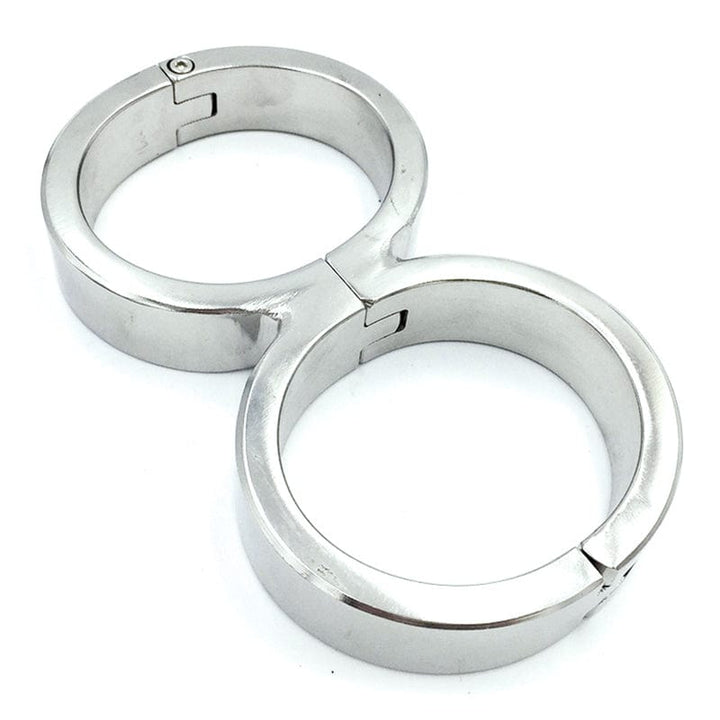 3805M      Solid Cuffs Stainless Steel Bondage Handcuffs, Small / Medium Steel Bondage   , Sub-Shop.com Bondage and Fetish Superstore