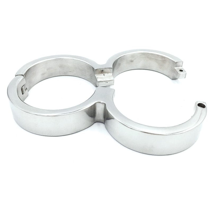 3805M      Solid Cuffs Stainless Steel Bondage Handcuffs, Small / Medium Steel Bondage   , Sub-Shop.com Bondage and Fetish Superstore