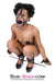 7710HS     Adjustable Bondage Spreader Bar, Chrome Spreader Bar   , Sub-Shop.com Bondage and Fetish Superstore