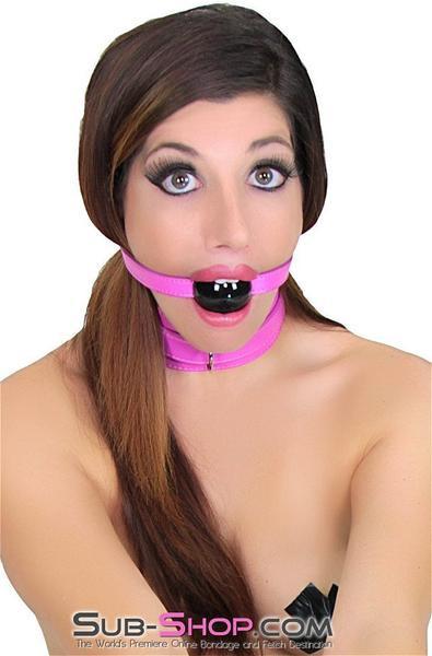 3843RS      Hot Pink Beginner Ball Gag Strap - LAST CHANCE - Final Closeout! Black Friday Blowout   , Sub-Shop.com Bondage and Fetish Superstore