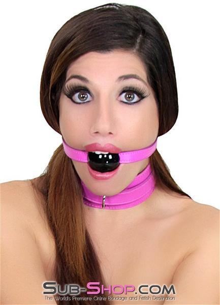 3843RS      Hot Pink Beginner Ball Gag Strap Ballgag   , Sub-Shop.com Bondage and Fetish Superstore