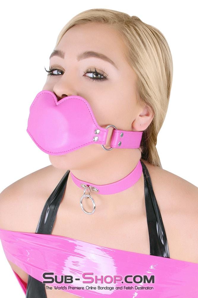 3844RS      Addick-tive Hot Pink Padded Lips Penis Gag Gags   , Sub-Shop.com Bondage and Fetish Superstore