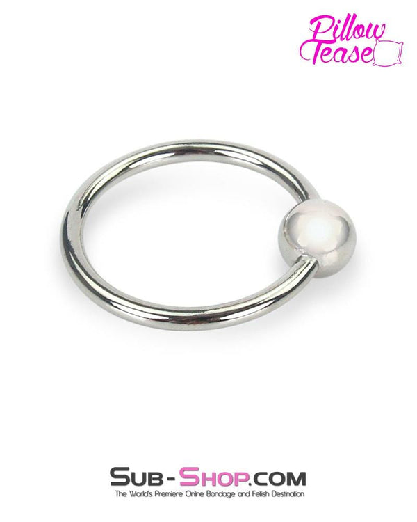 3845M      Steel Balled Cock Head Ring - MEGA Deal MEGA Deal   , Sub-Shop.com Bondage and Fetish Superstore