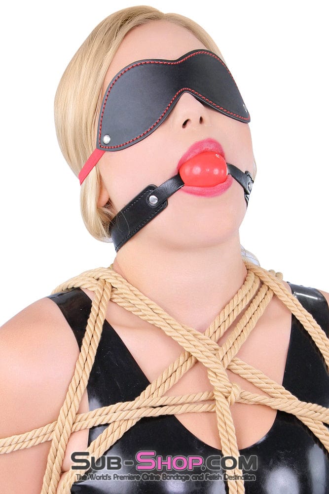 8947DL      <b>BOGO!</b> Bondage Basics Beginner’s Red Rubber Ball Gag Ballgag   , Sub-Shop.com Bondage and Fetish Superstore
