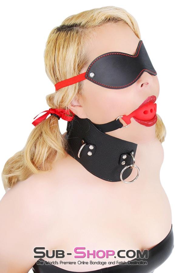 9764M      Conquered Slave Posture Collar Collar   , Sub-Shop.com Bondage and Fetish Superstore