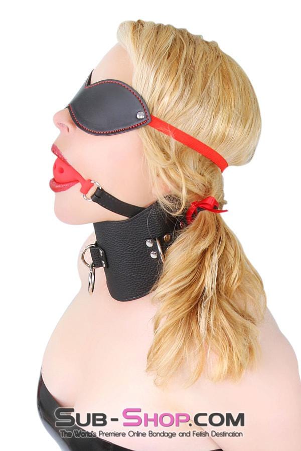 9764M      Conquered Slave Posture Collar Collar   , Sub-Shop.com Bondage and Fetish Superstore
