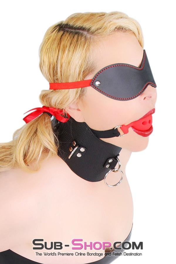 9764M      Conquered Slave Posture Collar Collar   , Sub-Shop.com Bondage and Fetish Superstore