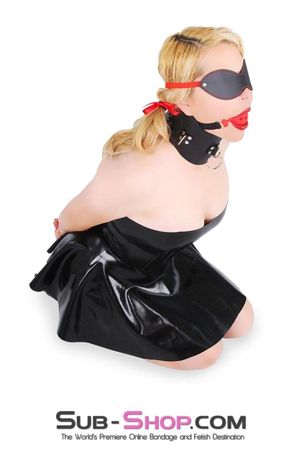 9764M      Conquered Slave Posture Collar Collar   , Sub-Shop.com Bondage and Fetish Superstore