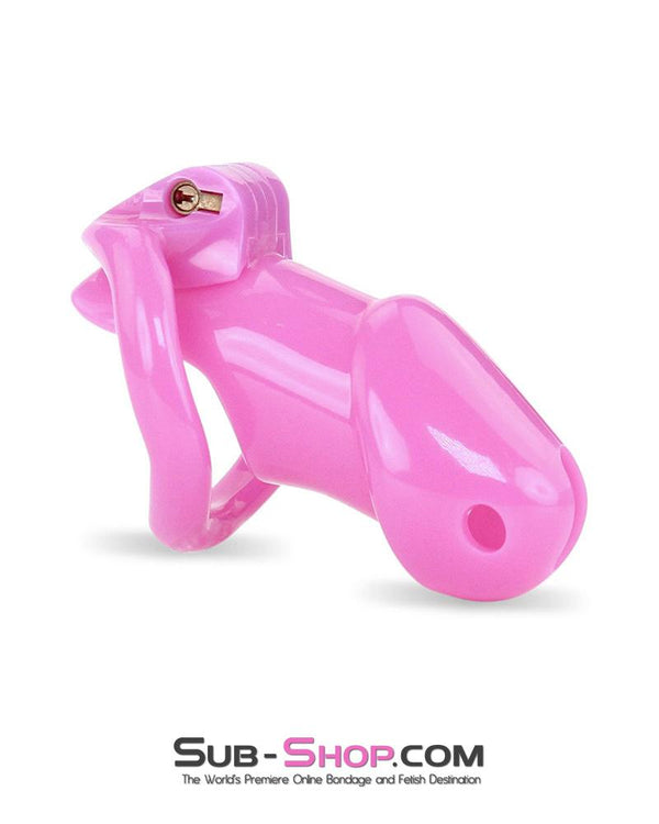 0395AE      Hot Pink Head High Security Male Chastity Sensation Device Chastity   , Sub-Shop.com Bondage and Fetish Superstore