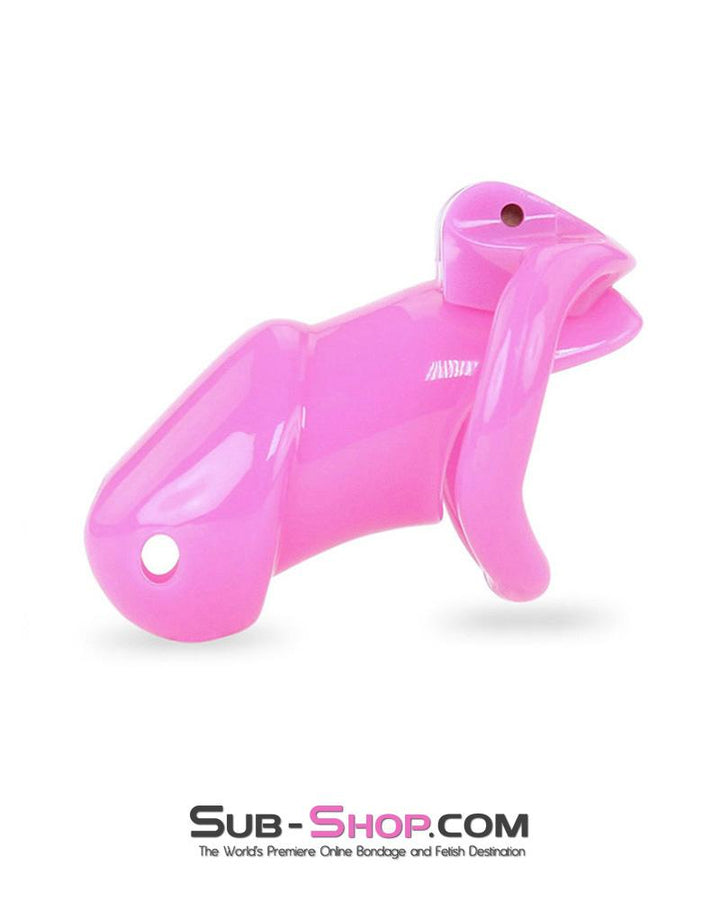 0395AE      Hot Pink Head High Security Male Chastity Sensation Device Chastity   , Sub-Shop.com Bondage and Fetish Superstore