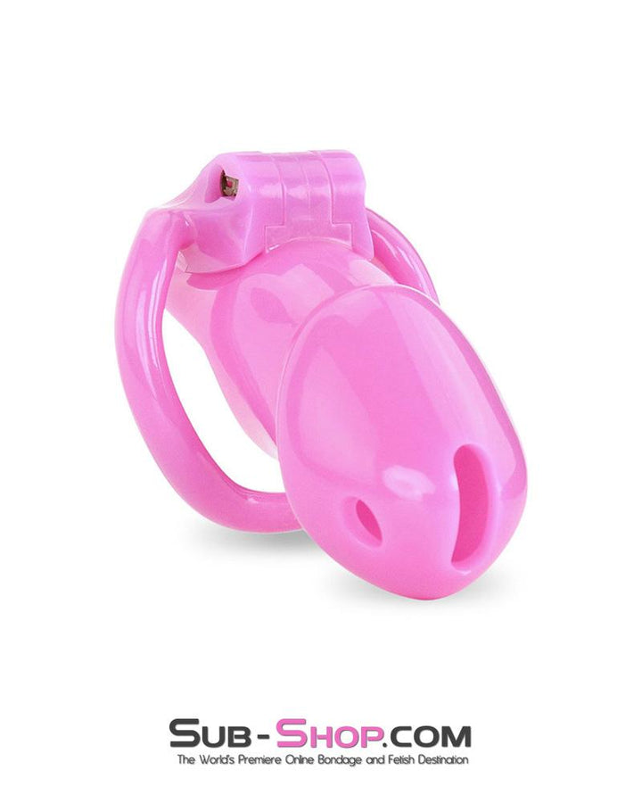 0395AE      Hot Pink Head High Security Male Chastity Sensation Device Chastity   , Sub-Shop.com Bondage and Fetish Superstore