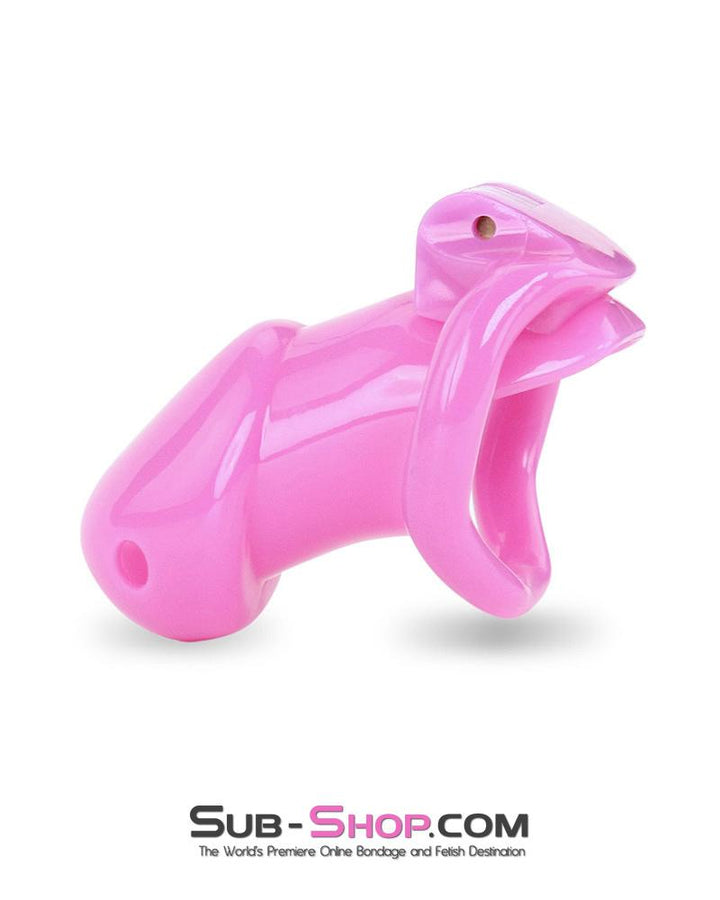0395AE      Hot Pink Head High Security Male Chastity Sensation Device Chastity   , Sub-Shop.com Bondage and Fetish Superstore