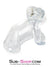 0397AE      Exposed in Chastity High Security Keyed Tumbler Locking Male Chastity with 4 Base Cock Ring Sizes - MEGA Deal Black Friday Blowout   , Sub-Shop.com Bondage and Fetish Superstore