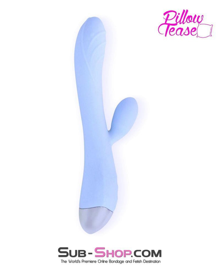 0420E      Rechargeable 10 Function Luxury Waterproof Vibe with Clit Stimulator Vibrators   , Sub-Shop.com Bondage and Fetish Superstore