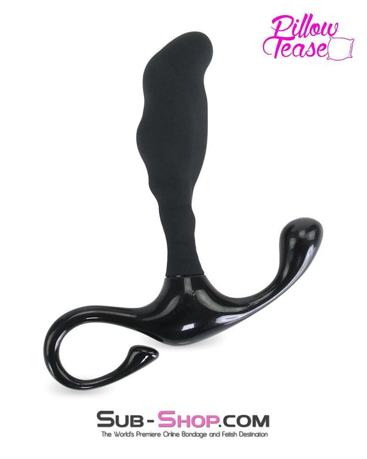 0422E-SIS      Sissy Bitch Black Silicone Prostate Massager Sissy   , Sub-Shop.com Bondage and Fetish Superstore