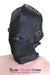 4417HS      Full Bondage Hood with Buckling Blindfold and Gag - LAST CHANCE - Final Closeout! Black Friday Blowout   , Sub-Shop.com Bondage and Fetish Superstore