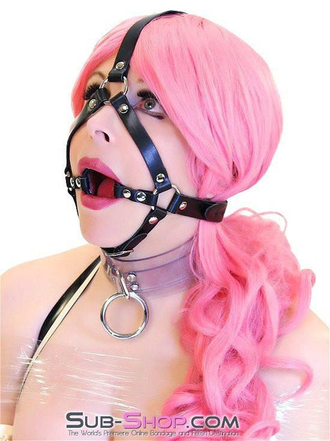 4423BD      Wrapped Ring Gag Trainer Harness Gags   , Sub-Shop.com Bondage and Fetish Superstore