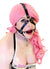 4423BD      Wrapped Ring Gag Trainer Harness Gags   , Sub-Shop.com Bondage and Fetish Superstore