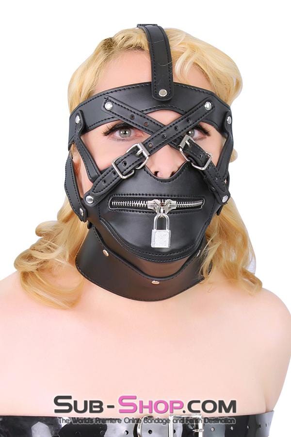 4458BD      Severe Restriction Mask & Posture Trainer Gags   , Sub-Shop.com Bondage and Fetish Superstore