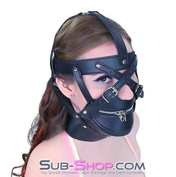 4458BD      Severe Restriction Mask & Posture Trainer Gags   , Sub-Shop.com Bondage and Fetish Superstore