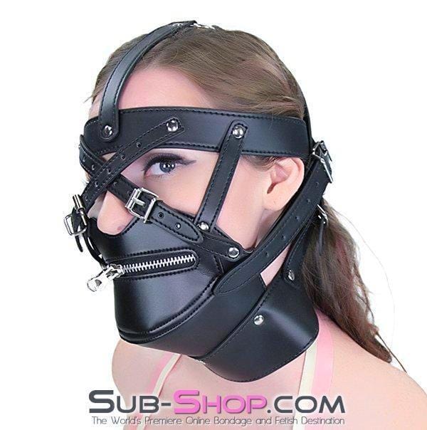 4458BD      Severe Restriction Mask & Posture Trainer Gags   , Sub-Shop.com Bondage and Fetish Superstore