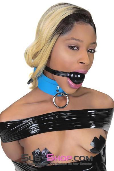 4482DL      Large Black Rubber Ballgag on Black Strap - MEGA Deal MEGA Deal   , Sub-Shop.com Bondage and Fetish Superstore