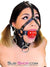 0450A      2” Leather Ball Gag Trainer, Candy Apple Red Ball Gags   , Sub-Shop.com Bondage and Fetish Superstore