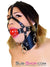 0450A      2” Leather Ball Gag Trainer, Candy Apple Red Ball Gags   , Sub-Shop.com Bondage and Fetish Superstore