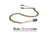 0452M      Gilded Nipples Tweezer Nipple Clamps with Gold Chain Nipple Clamp   , Sub-Shop.com Bondage and Fetish Superstore