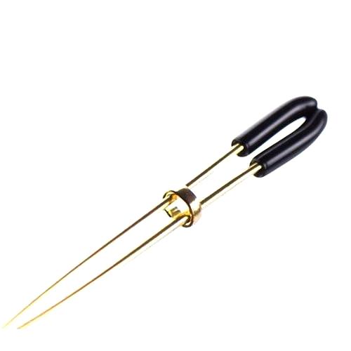 0452M      Gilded Nipples Tweezer Nipple Clamps with Gold Chain Nipple Clamp   , Sub-Shop.com Bondage and Fetish Superstore
