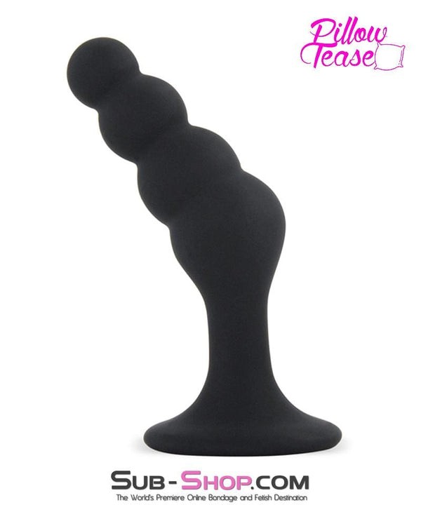 0461M      Beaded Silicone P-Spot Plug, Small - LAST CHANCE - Final Closeout! MEGA Deal   , Sub-Shop.com Bondage and Fetish Superstore
