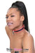 4700RS      Red Trimmed Kitten Collar - LAST CHANCE - Final Closeout! MEGA Deal   , Sub-Shop.com Bondage and Fetish Superstore